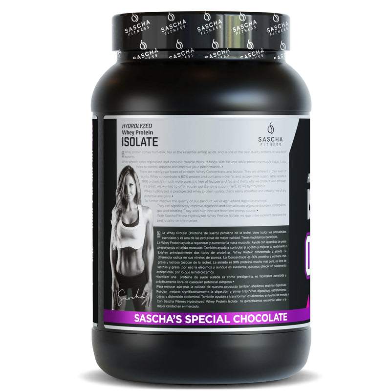 *PREORDEN: Hydrolyzed Whey Protein Isolate - Sascha Fitness / Proteína en polvo