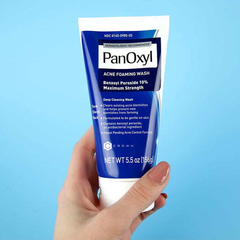 PanOxyl Acne Foaming Wash Benzoyl Peroxide 10% Maximum Strength / Limpiador para pieles con acné