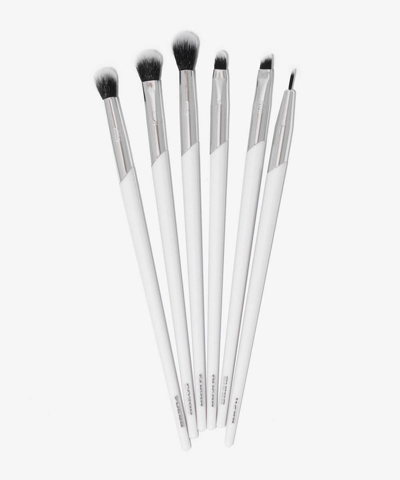 6 Piece Eye Brush Set - by Beauty Bay / 6 brochas para ojos + estuche