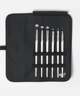 6 Piece Eye Brush Set - by Beauty Bay / 6 brochas para ojos + estuche