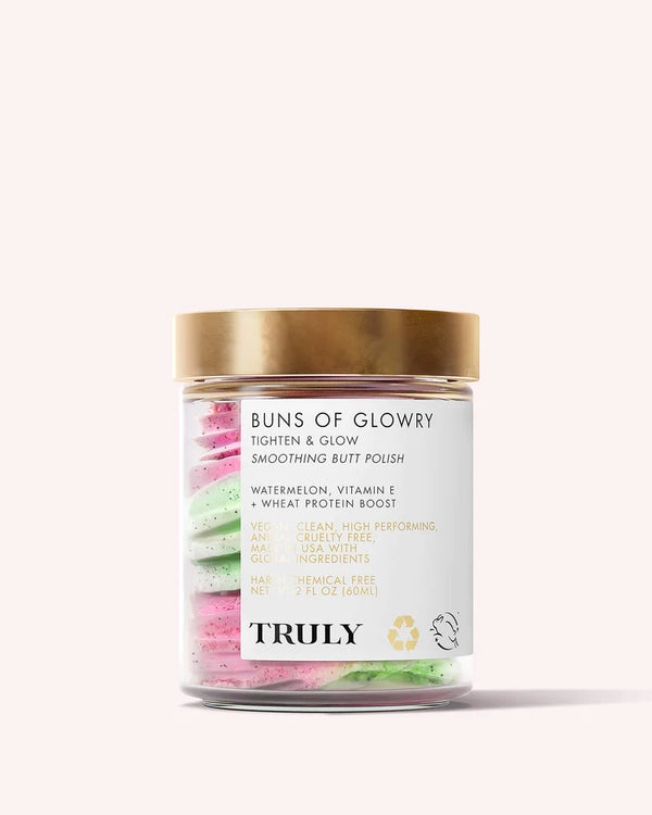 Buns Of Glowry Smoothing Butt Polish - Truly / Exfoliante para glúteos retexturizante