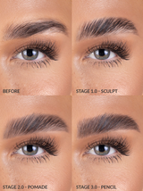 3.0 Stage Brow Collection Sculpt, Pomade & Pencil - REFY / Kit de Cejas