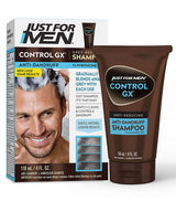 Control GX Grey Reducing Anti Dandruff Shampoo 4oz - Just For Men / Elimina gradualmente las canas, controla la caspa