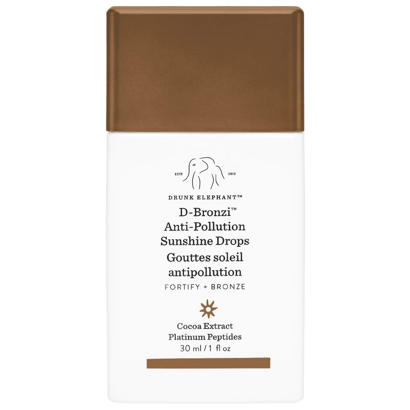 *PREORDEN: D-Bronzi™ Anti-Pollution Bronzing Drops with Peptides - Drunk Elephant / Suero bronceador