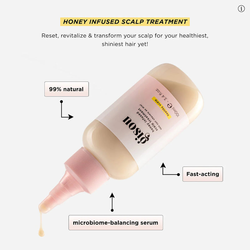 *PREORDEN: Honey Infused Scalp Treatment Serum - Gisou / Suero para cuero cabelludo sano