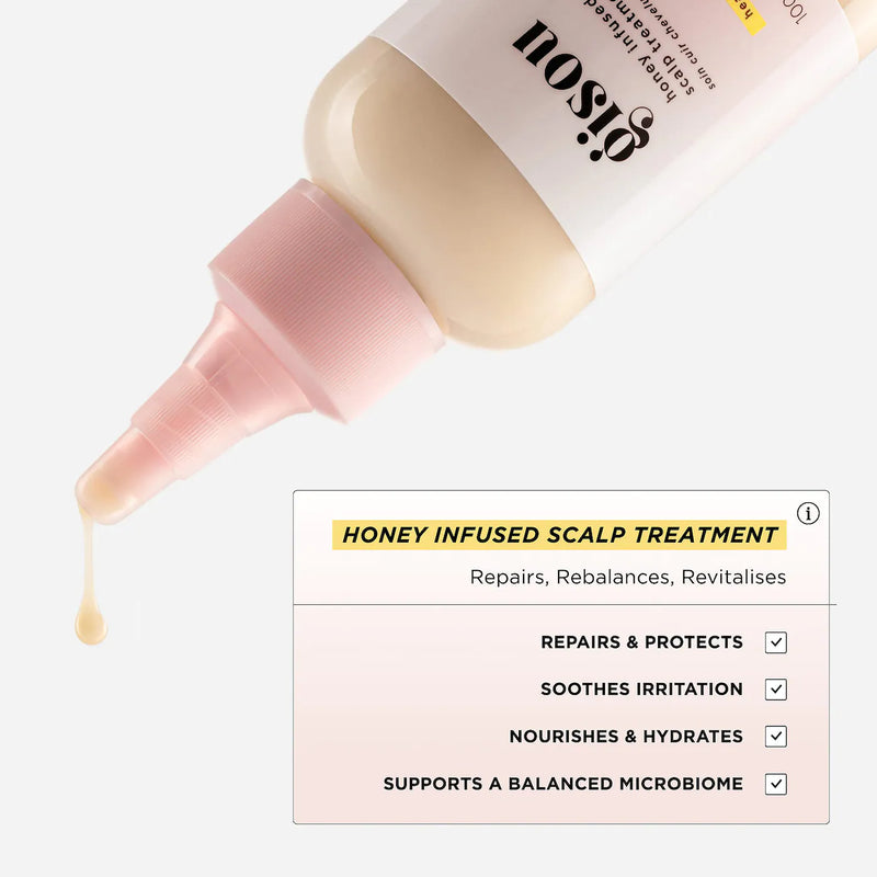 *PREORDEN: Honey Infused Scalp Treatment Serum - Gisou / Suero para cuero cabelludo sano