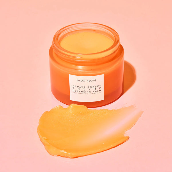 Papaya Sorbet Smoothing Enzyme Cleansing Balm & Makeup Remover - Glow Recipe / Desmaquillante en balsamo