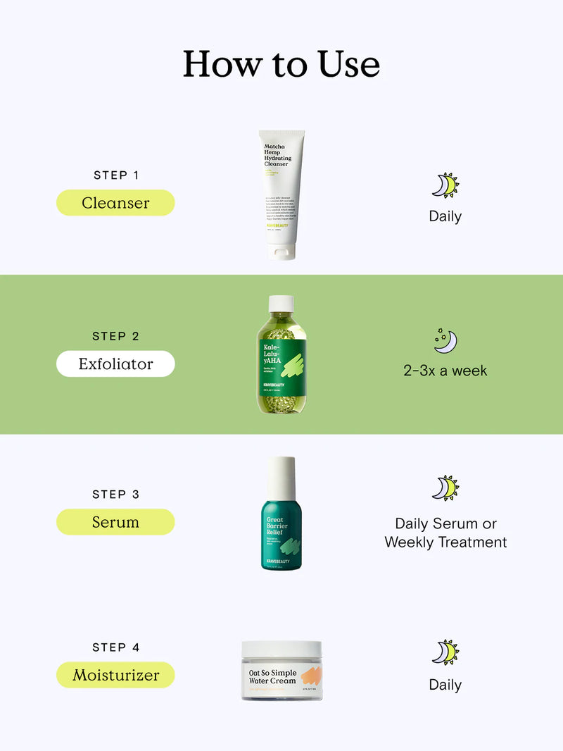 Matcha Hemp Hydrating Cleanser - Krave Beauty / Limpiador
