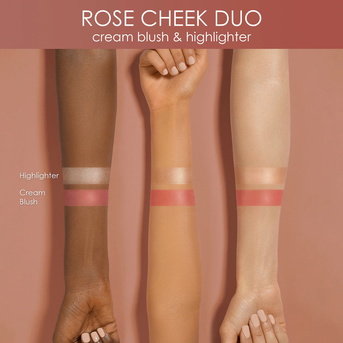Rose Cheek Duo Cream Blush and Highlighter - Natasha Denona / Paleta de rubor e iliminador