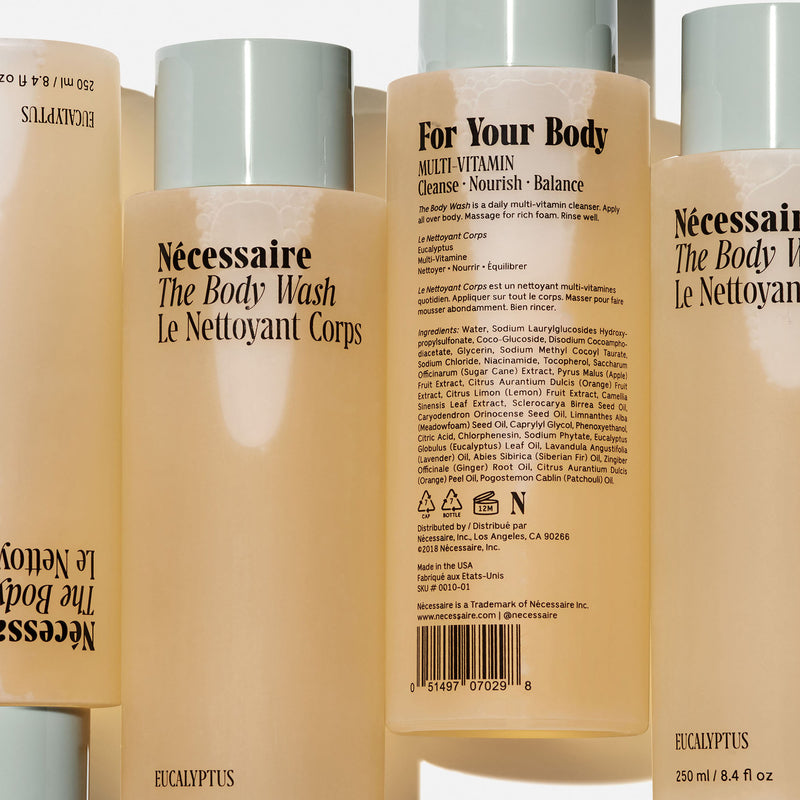 *PREORDEN: The Body Wash Con Niacinamida, Vitaminas + Surfactantes Vegetales 250mL - Nécessaire / Limpiador Multivitamínico