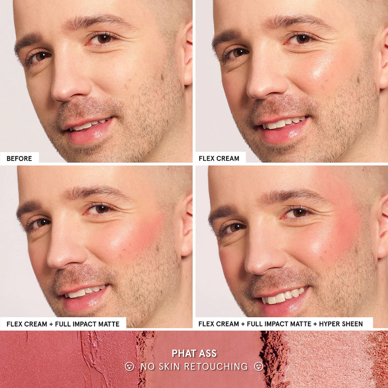 *PREORDEN: Cheek Clapper 3D Blush Trio Palette - One size by Patrick Starrr / Rubor en crema y polvo e iluminador
