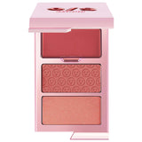 Cheek Clapper 3D Blush Trio Palette - One size by Patrick Starrr / Rubor en crema y polvo e iluminador