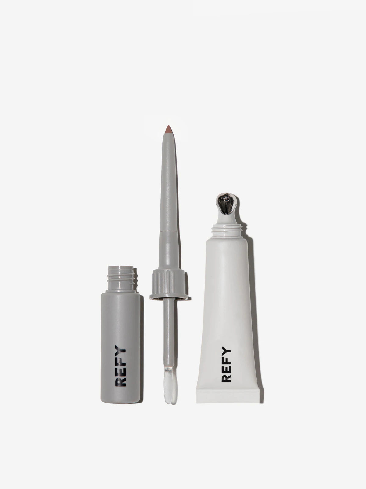 Lip Collection Set 2 piezas- REFY / Set de delineador con fijador + Brillo de labios