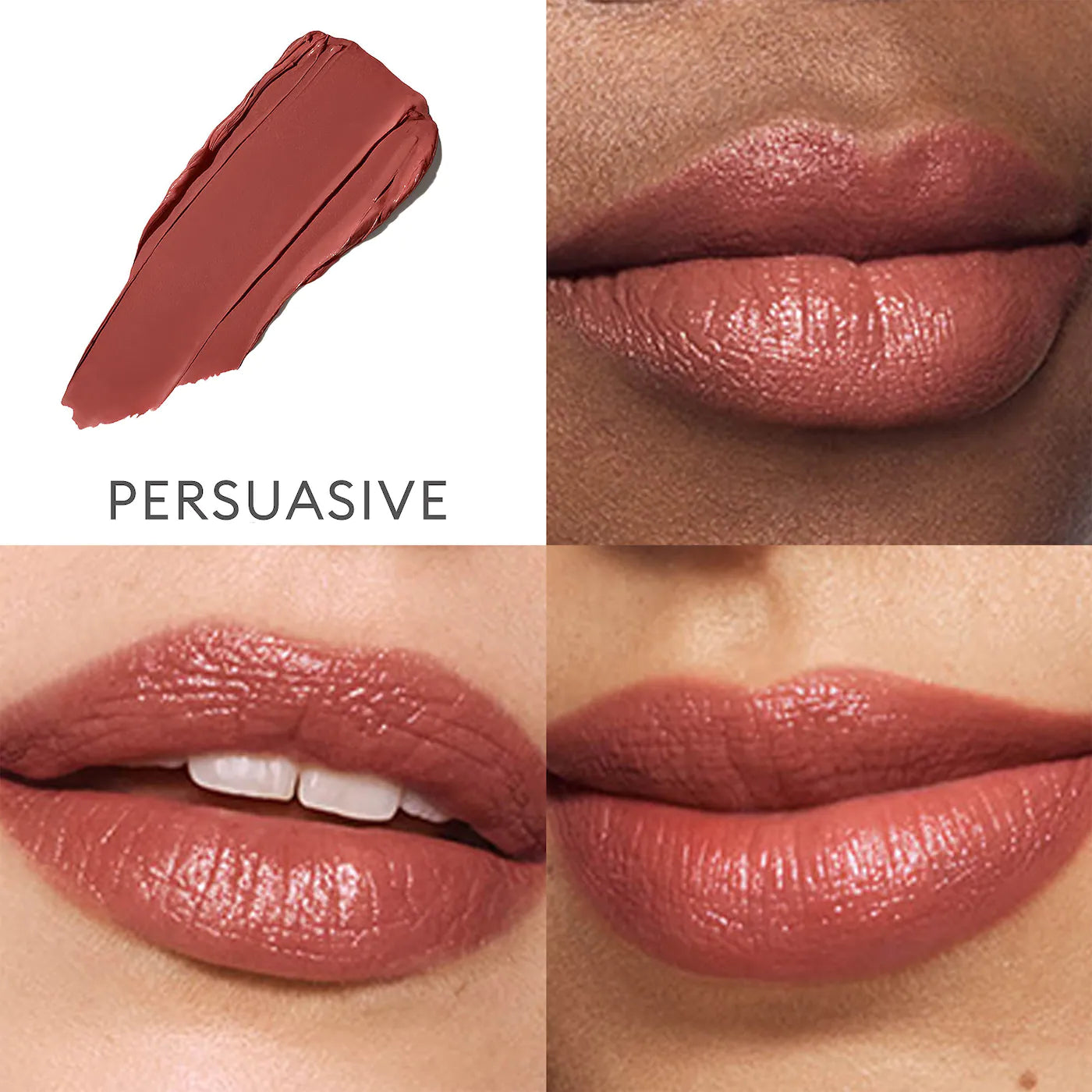 Satin Lip Color Refillable Hydrating Lipstick - Rose Inc / Difumina la apariencia de las líneas de labios