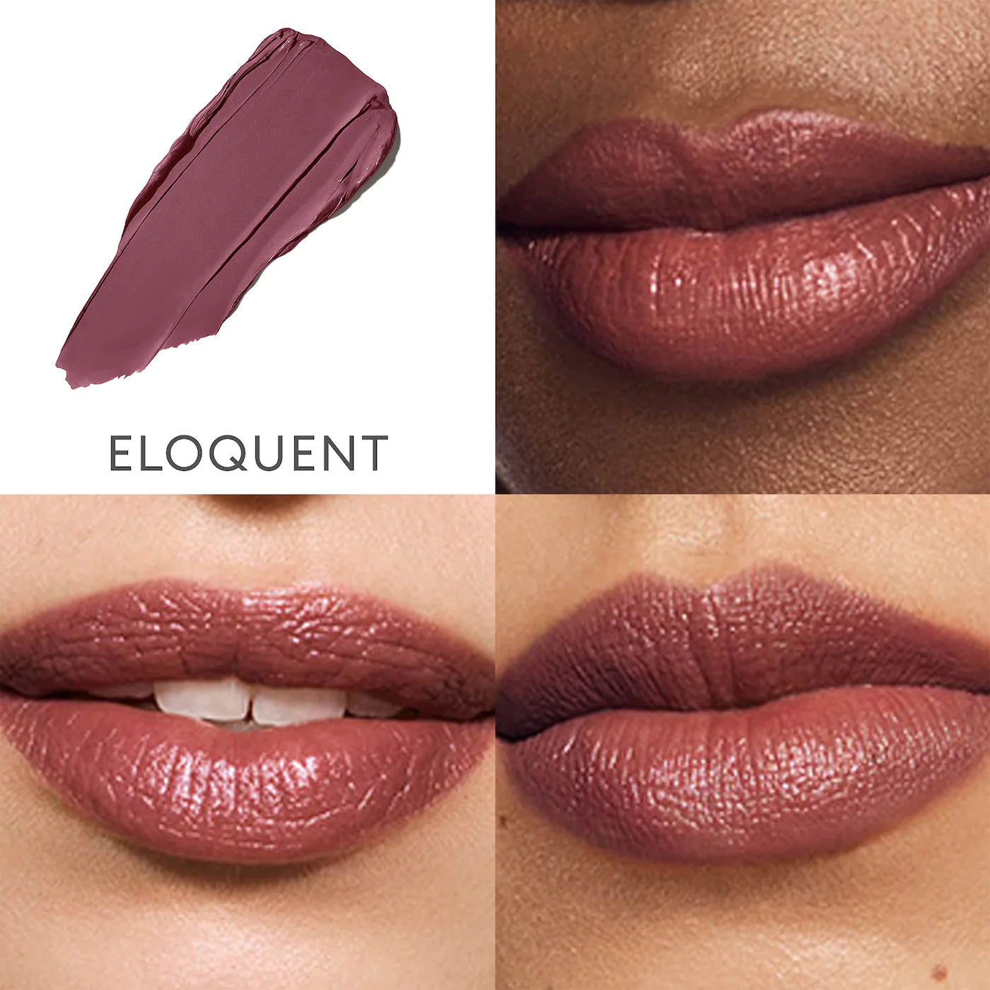 Satin Lip Color Refillable Hydrating Lipstick - Rose Inc / Difumina la apariencia de las líneas de labios