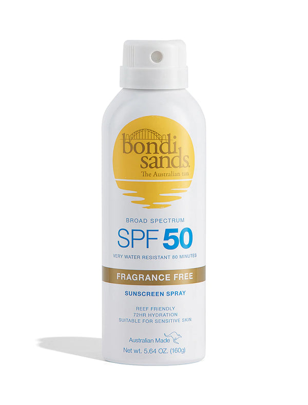 *PREORDEN: SPF 50 Fragrance Free Sunscreen Aerosol Mist - Bondi Sands / Protector solar en Spray para cuerpo