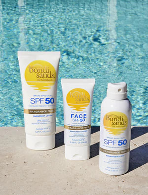 SPF 50 Fragrance Free Sunscreen Lotion - Bondi Sands / Protector solar para cuerpo
