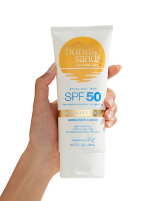 SPF 50 Fragrance Free Sunscreen Lotion - Bondi Sands / Protector solar para cuerpo