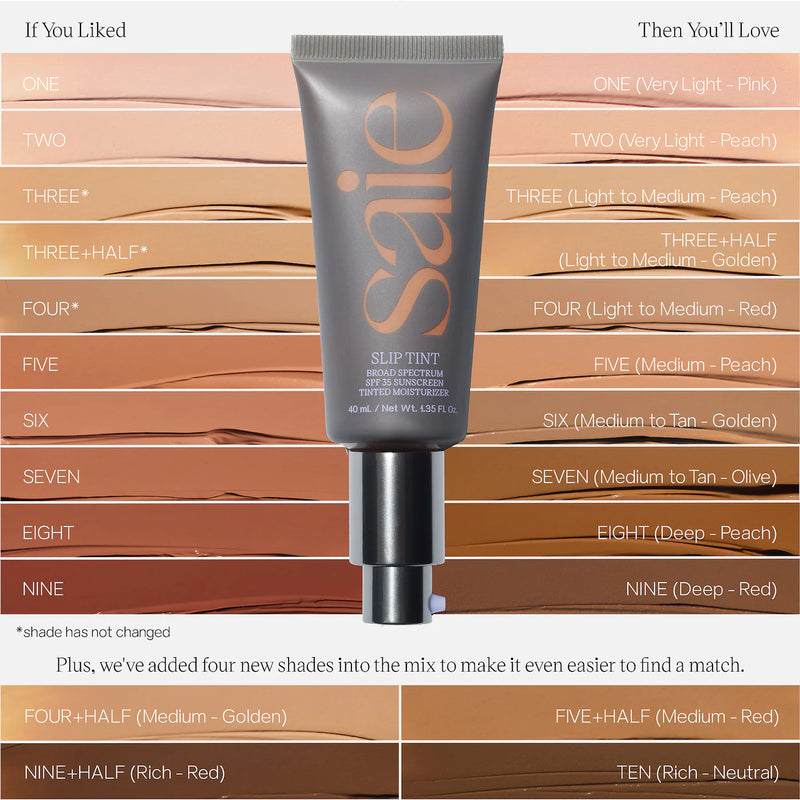 *PREORDEN: Slip Tint Dewy Tinted Moisturizer SPF 35 Sunscreen - Saie / Humectante con color y SPF