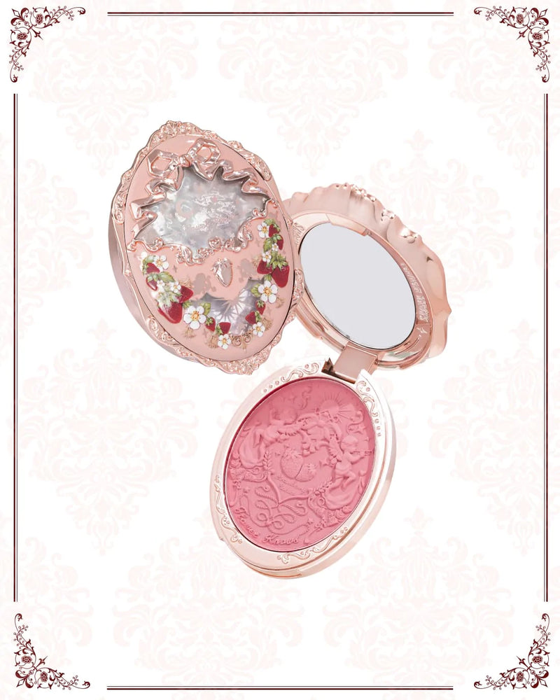 Strawberry Rococo Embossed Blush - Flower Knows / Rubor en polvo