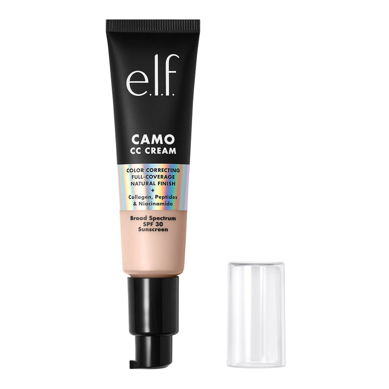 Camo CC Cream - elf / Base con cobertura media, SPF 30