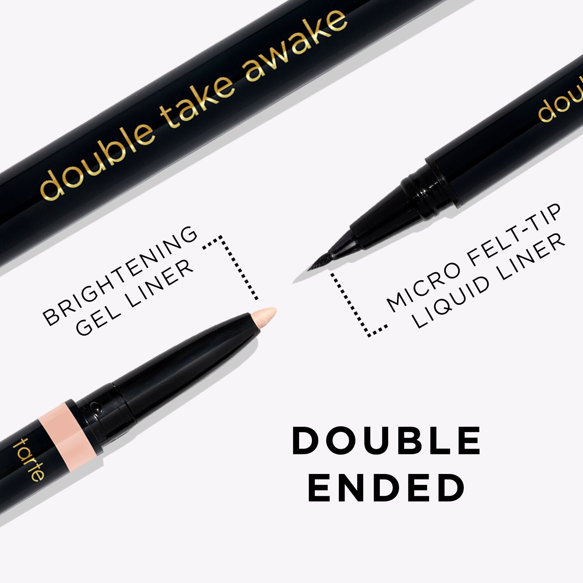 *PREORDEN: Double Take Awake Micro Liquid Liner & Brightener - tarte / Delineador de ojos de doble punta