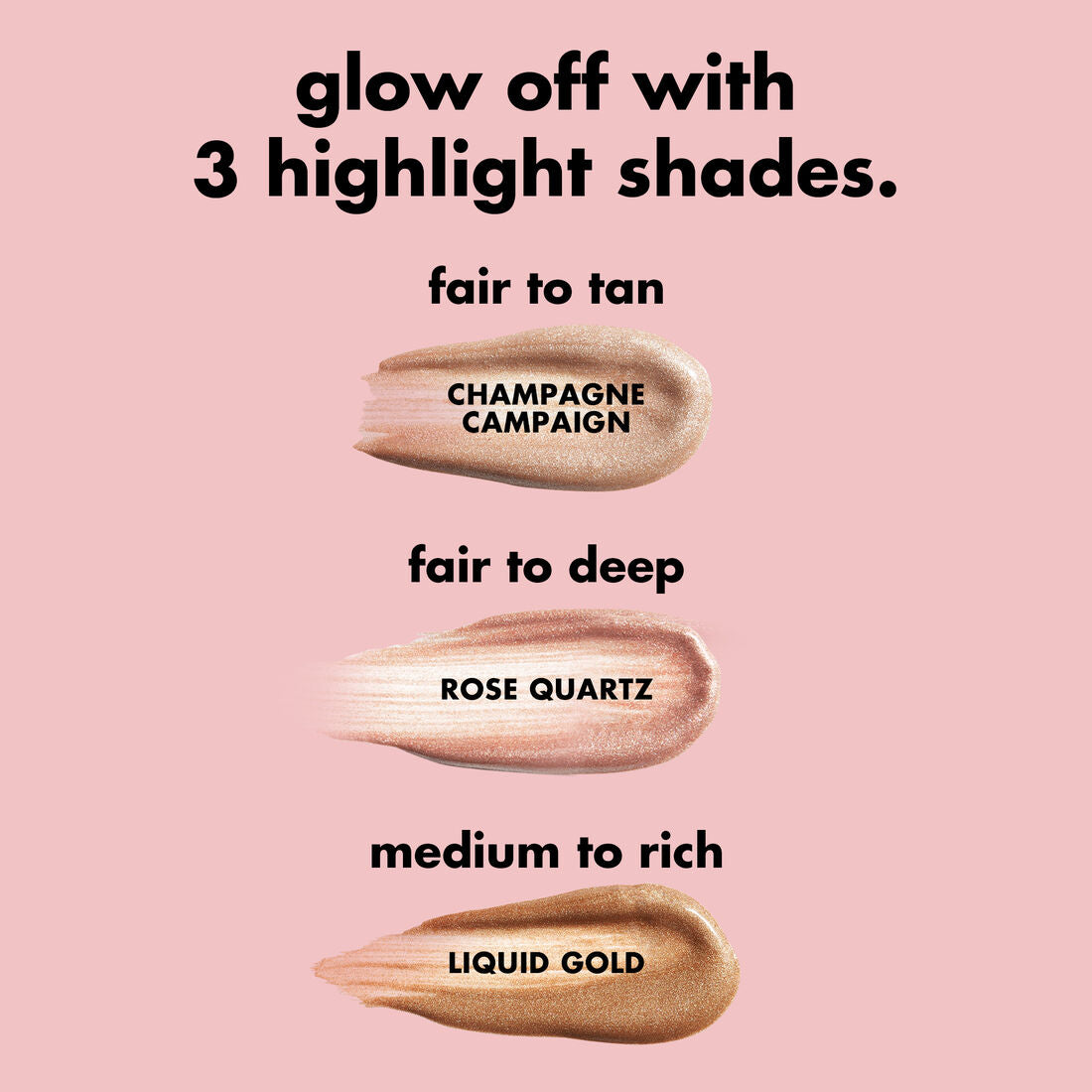 Halo Glow Liquid Highlight Beauty Wand - Elf / Iluminador facial facil de mezclar