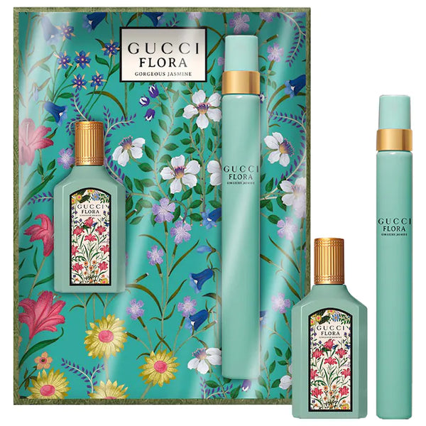 *PREORDEN: Mini Flora Gorgeous Jasmine Perfume Set - Gucci / Set de viaje perfume