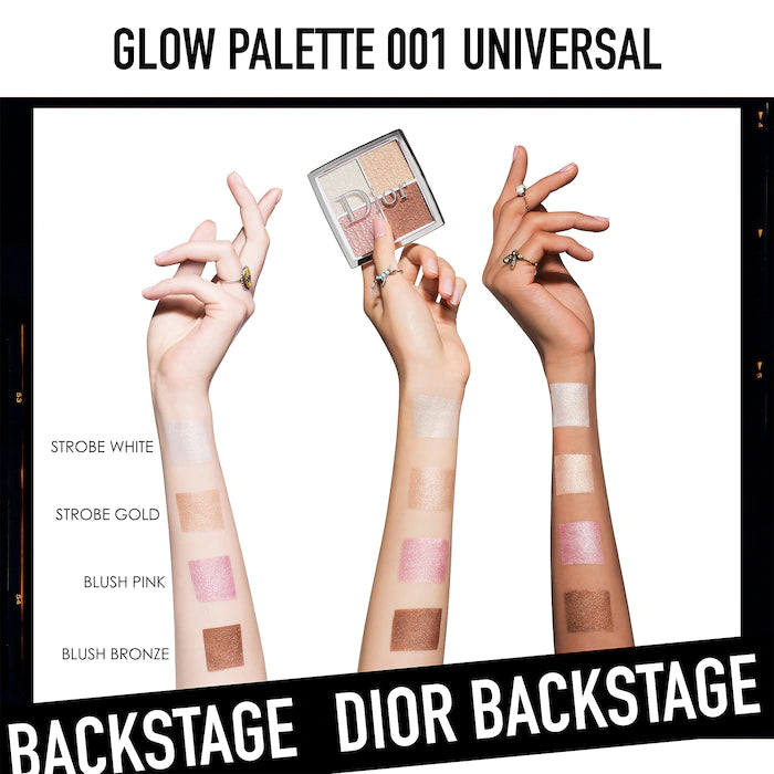 BACKSTAGE Glow Face Palette - Dior / Paleta de rostro con iluminadores