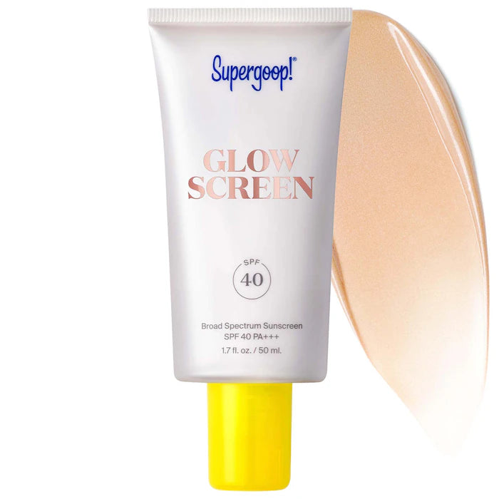 *PREORDEN: Glowscreen Sunscreen SPF 40 PA+++ with Hyaluronic Acid + Niacinamide - Supergoop! / Protector solar transparente