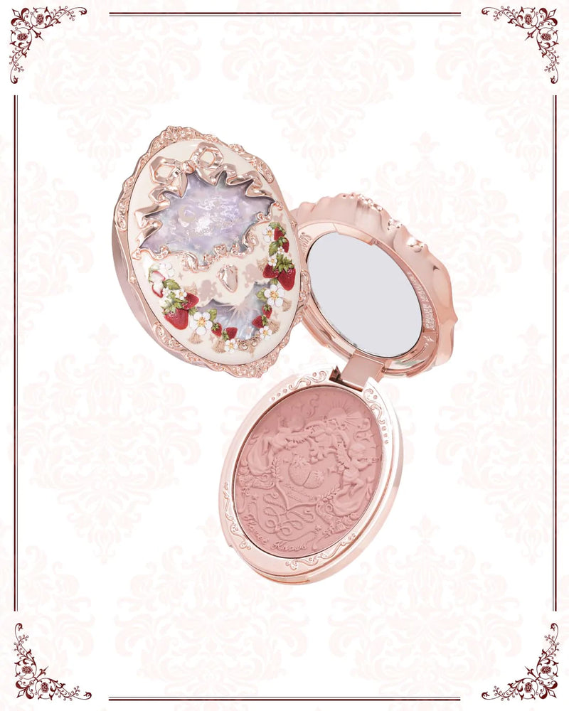 Strawberry Rococo Embossed Blush - Flower Knows / Rubor en polvo