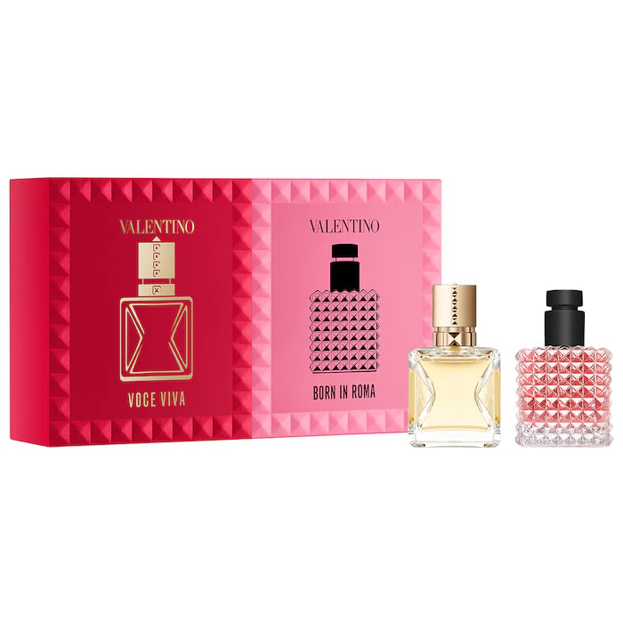 Mini Donna Born In Roma & Voce Viva Perfume Set - Valentino / Set de mini perfumes
