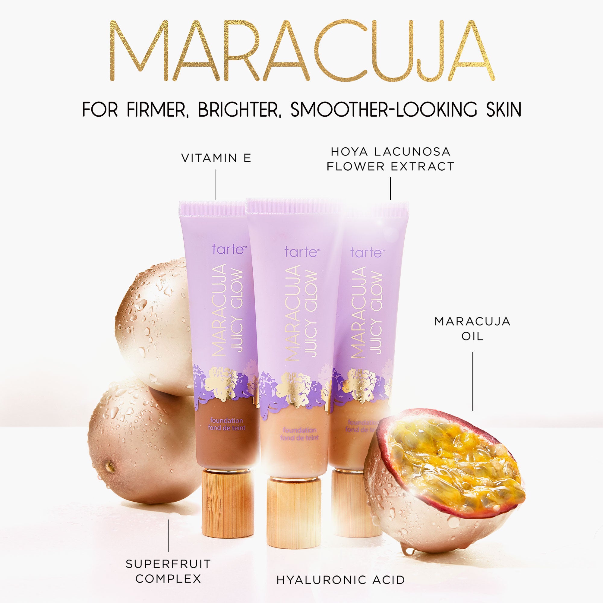 *PREORDEN: Maracuja Juicy Glow Skin Tint - tarte / Tinta acabo glow
