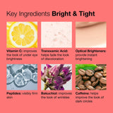 Bright & Tight Dark Circle Firming Eye Cream with Vitamin C & Peptides - iNNBEAUTY PROYECT / Contorno de ojos, ojeras y arrugas