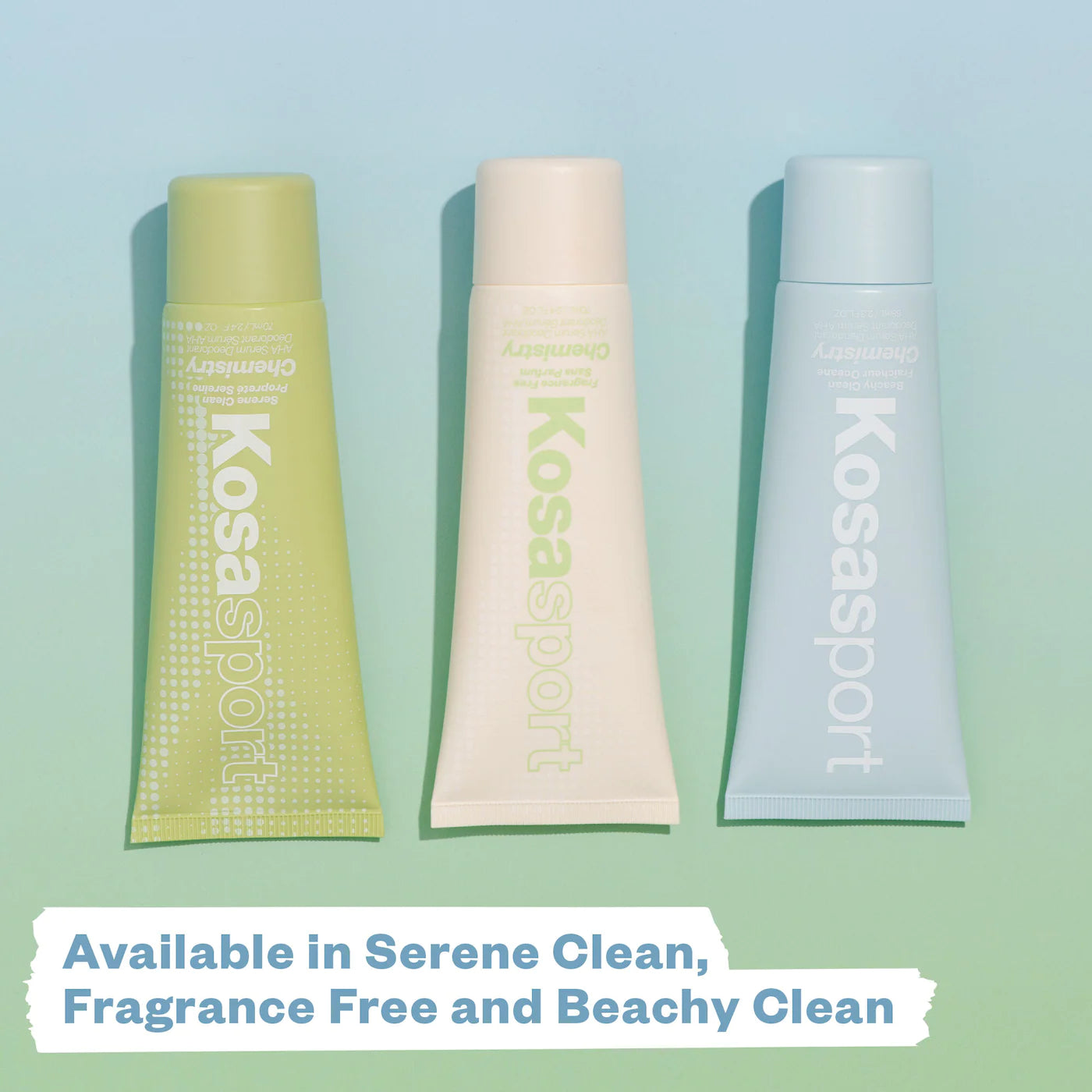 Chemistry AHA Serum Deodorant - Kosas / Desodorante sin aluminio ni bicarbonato de sodio