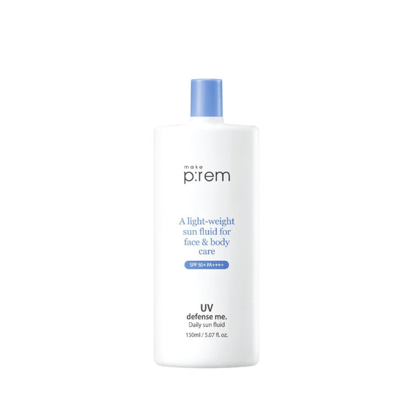 UV Defense Me. Daily Sun Fluid 150ml - make p:rem / Protector solar para rostro y cuerpo