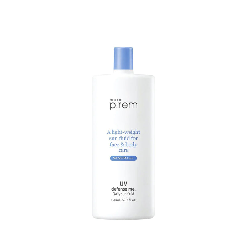 UV Defense Me. Daily Sun Fluid 150ml - make p:rem / Protector solar para rostro y cuerpo