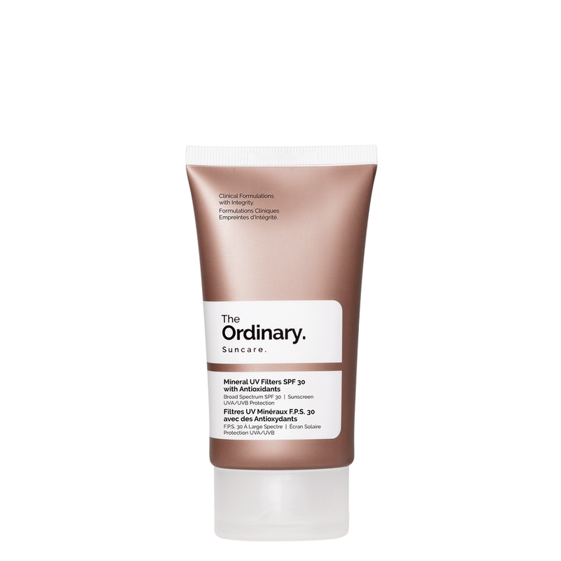 Mineral UV Filters SPF 30 with Antioxidants - The Ordinary / Protección solar UVA / UVB