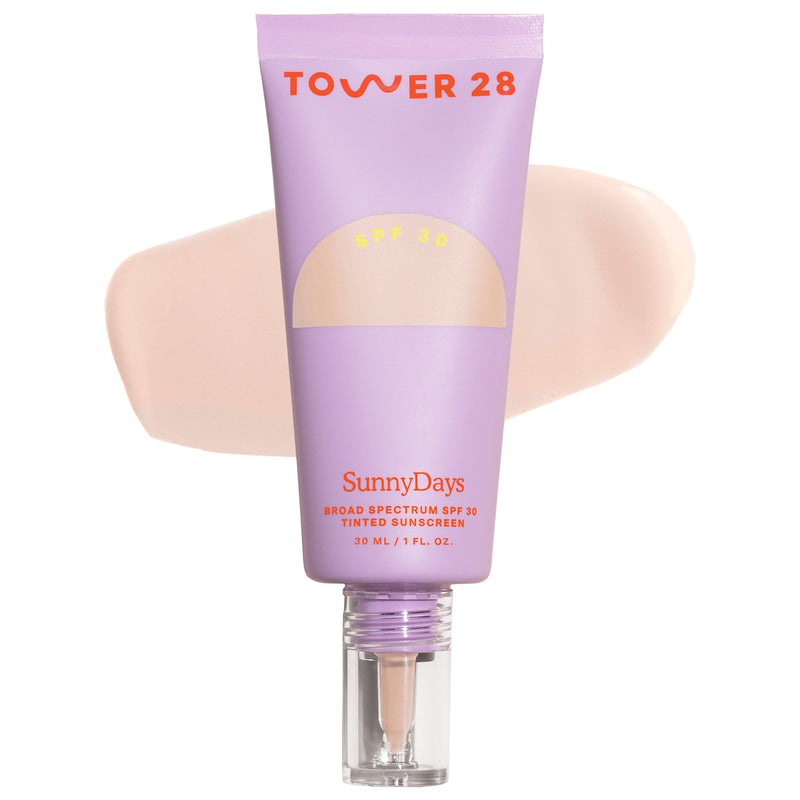 *PREORDEN: SunnyDays SPF 30 Tinted Sunscreen Foundation - Tower 28 / Base con protector solar