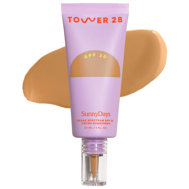 *PREORDEN: SunnyDays SPF 30 Tinted Sunscreen Foundation - Tower 28 / Base con protector solar