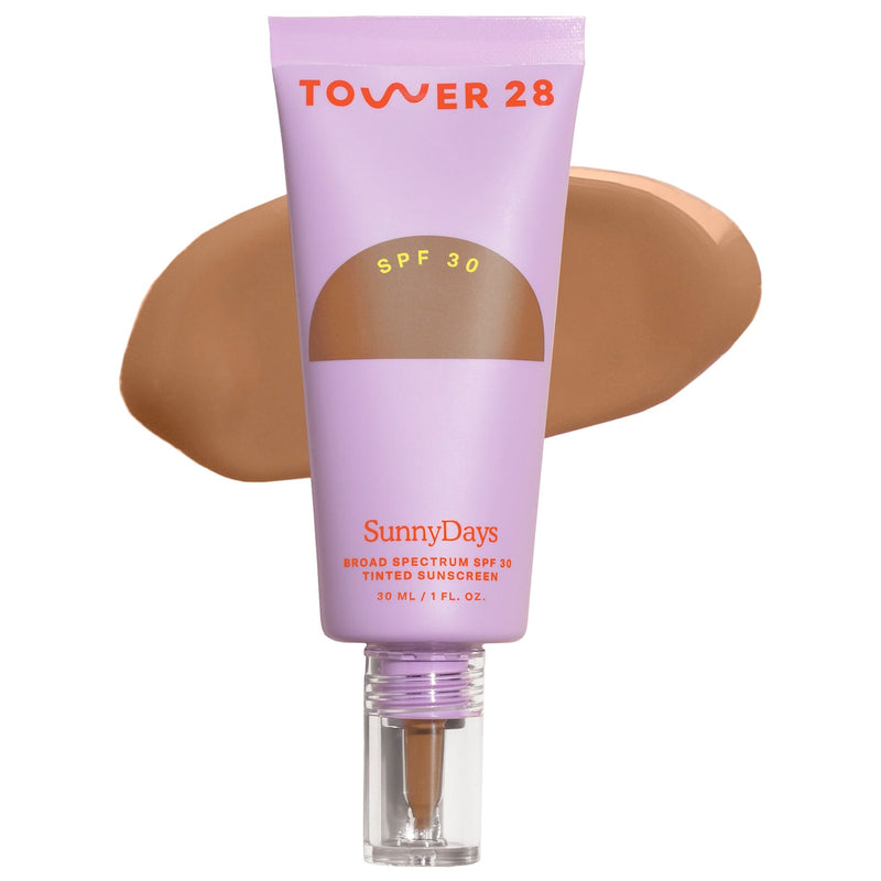 *PREORDEN: SunnyDays SPF 30 Tinted Sunscreen Foundation - Tower 28 / Base con protector solar