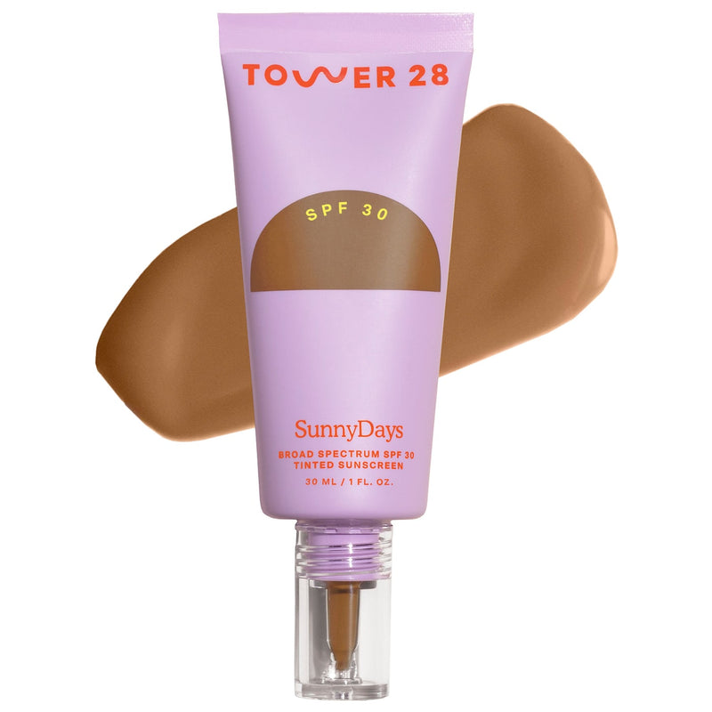 *PREORDEN: SunnyDays SPF 30 Tinted Sunscreen Foundation - Tower 28 / Base con protector solar